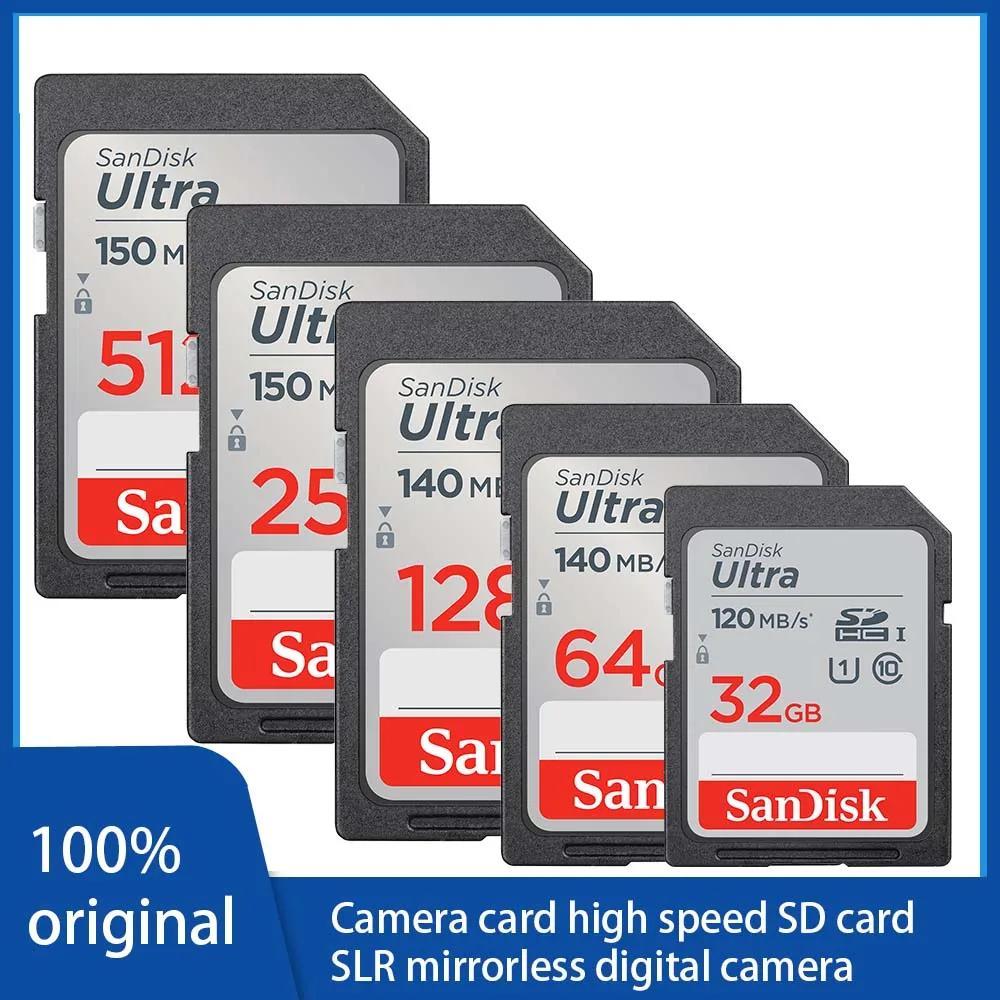 SanDisk ͽƮ ͽ SD ī ÷ ī, ִ 150 MB/s, 32GB, 64G, 128GB, 256GB, 512GBSDXC, SDHC ޸, 256GB SD ī޶ ũ SD ī